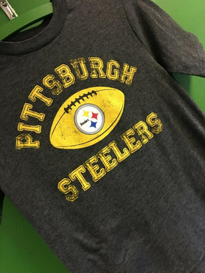 NFL Pittsburgh Steelers Charcoal Grey T-Shirt Youth Small 6-7