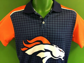 NFL Denver Broncos Patterned Golf Polo Shirt Youth X-Large 18-20