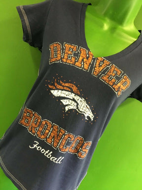 NFL Denver Broncos Cute Glittery T-Shirt Women's Small