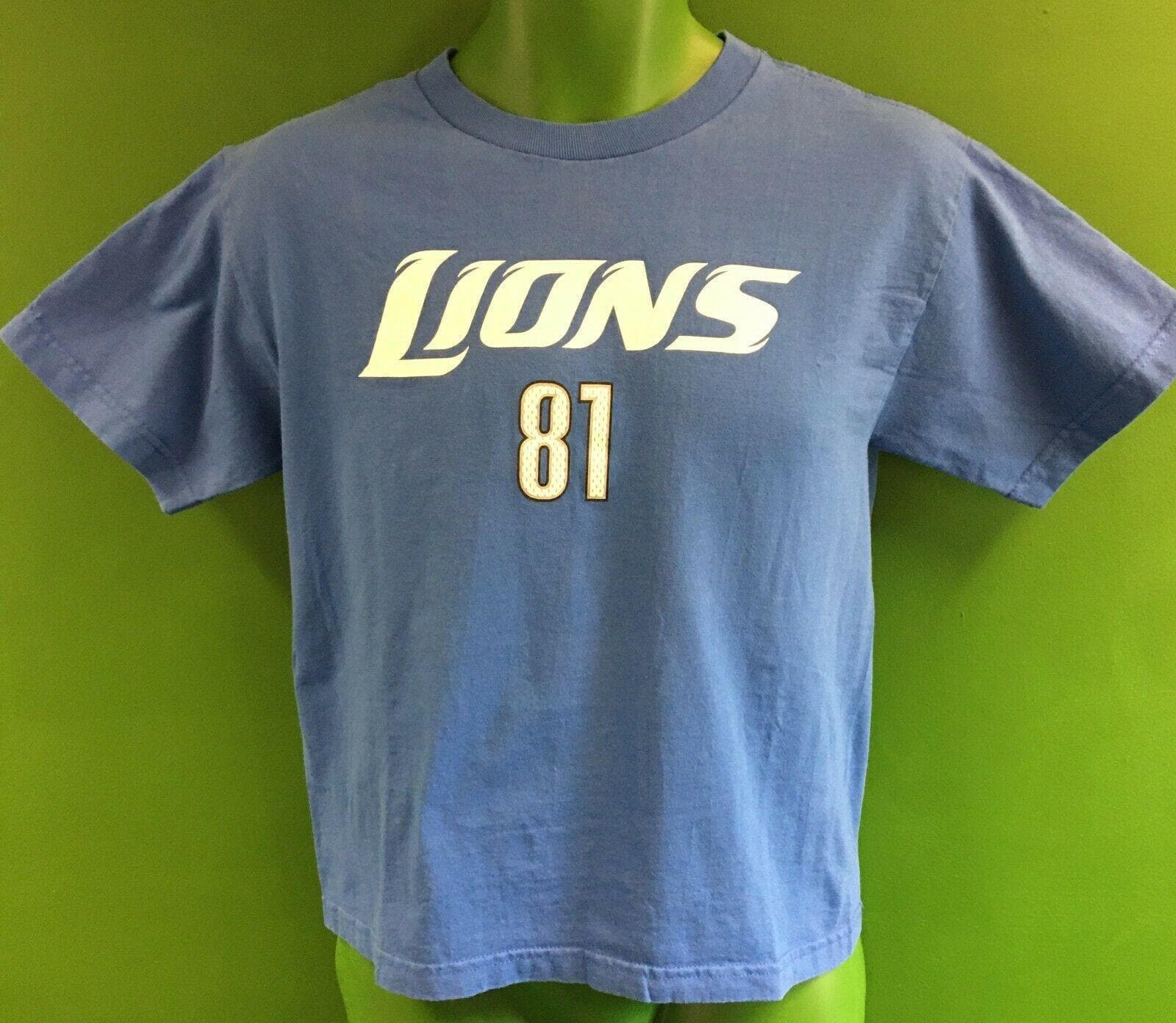 NFL Detroit Lions Calvin Johnson #81 T-Shirt Youth Large 14-16