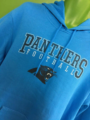 NFL Carolina Panthers Bright Blue Hoodie Men's Large NWT