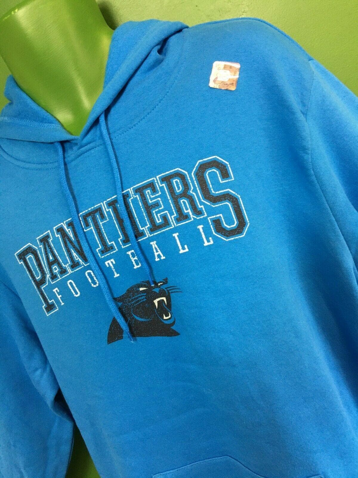 NFL Carolina Panthers Bright Blue Hoodie Men's Large NWT