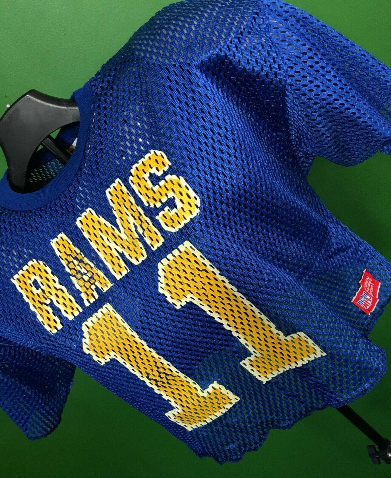 NFL Los Angeles Rams Sand Knit McGregor Vintage Mesh Jersey Men's Large