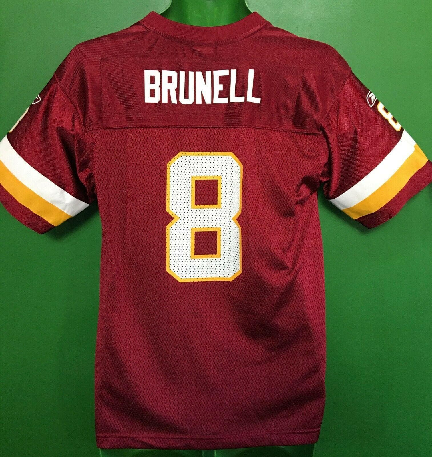 NFL Washington Commanders (Redskins) Mark Brunell #8 Jersey Youth Large 14-16