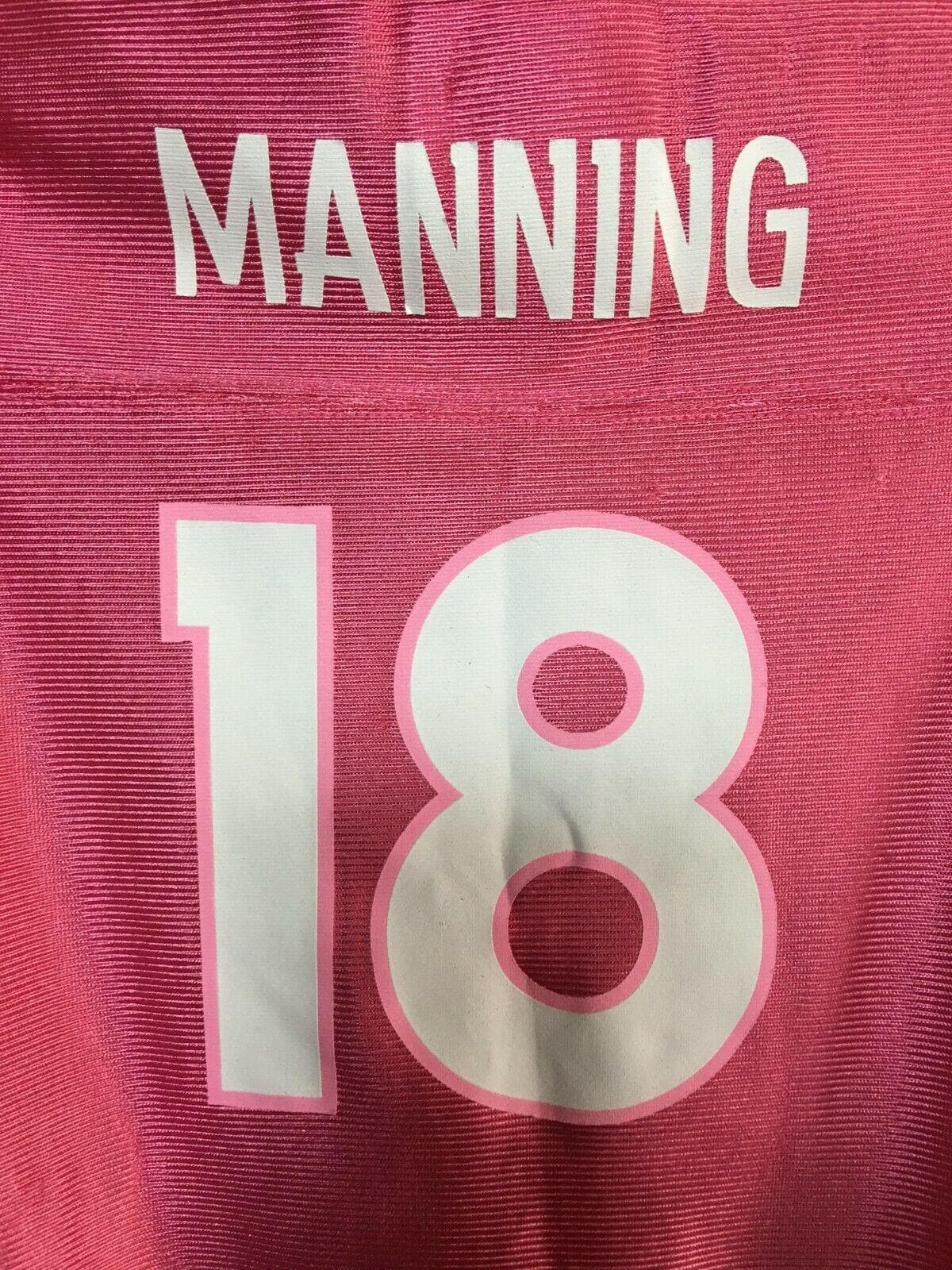 NFL Denver Broncos Peyton Manning #18 Pink Bodysuit/Vest 12 Months