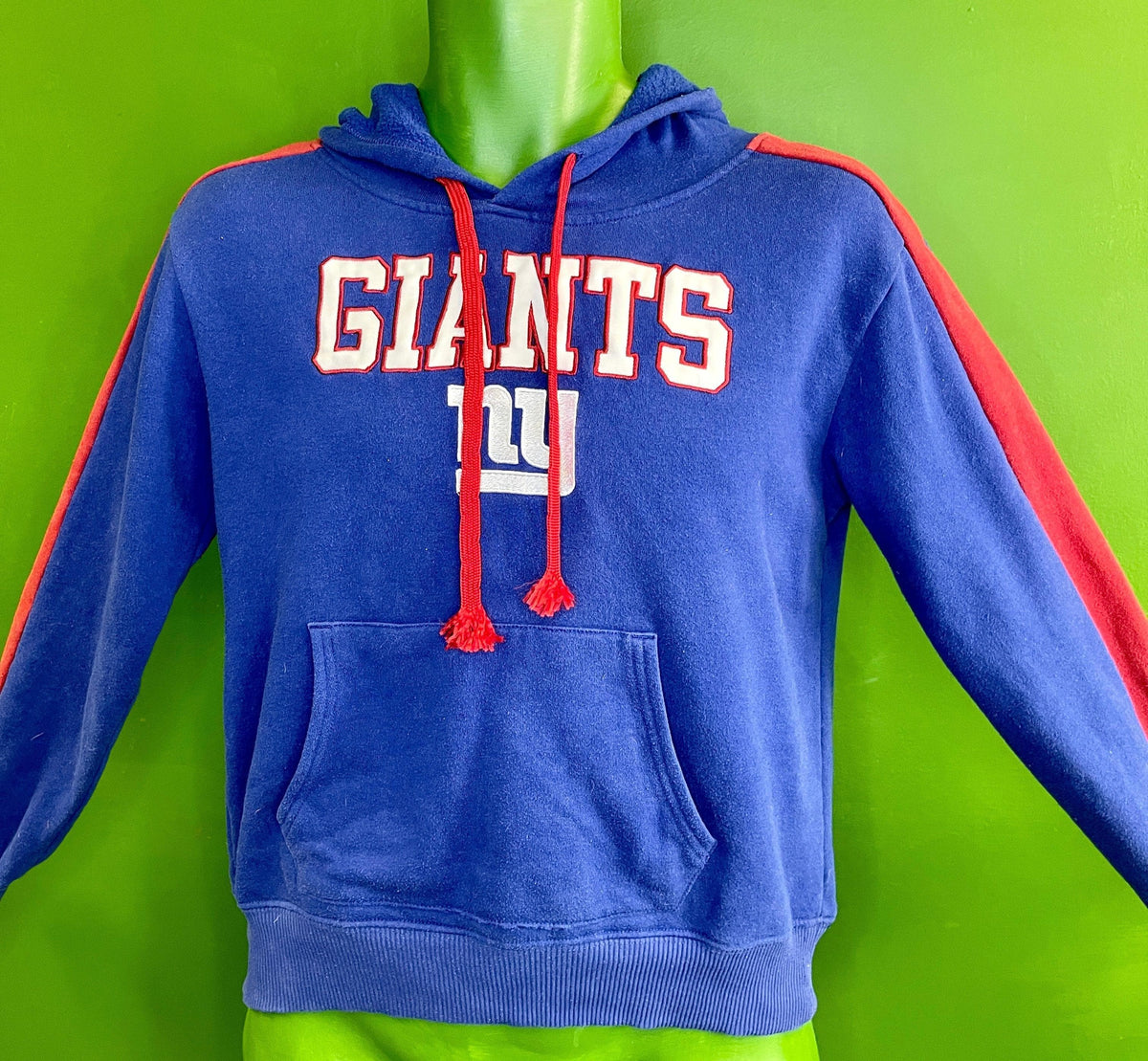 NFL New York Giants Color Blocked Girls' Hoodie Youth Large 14-16