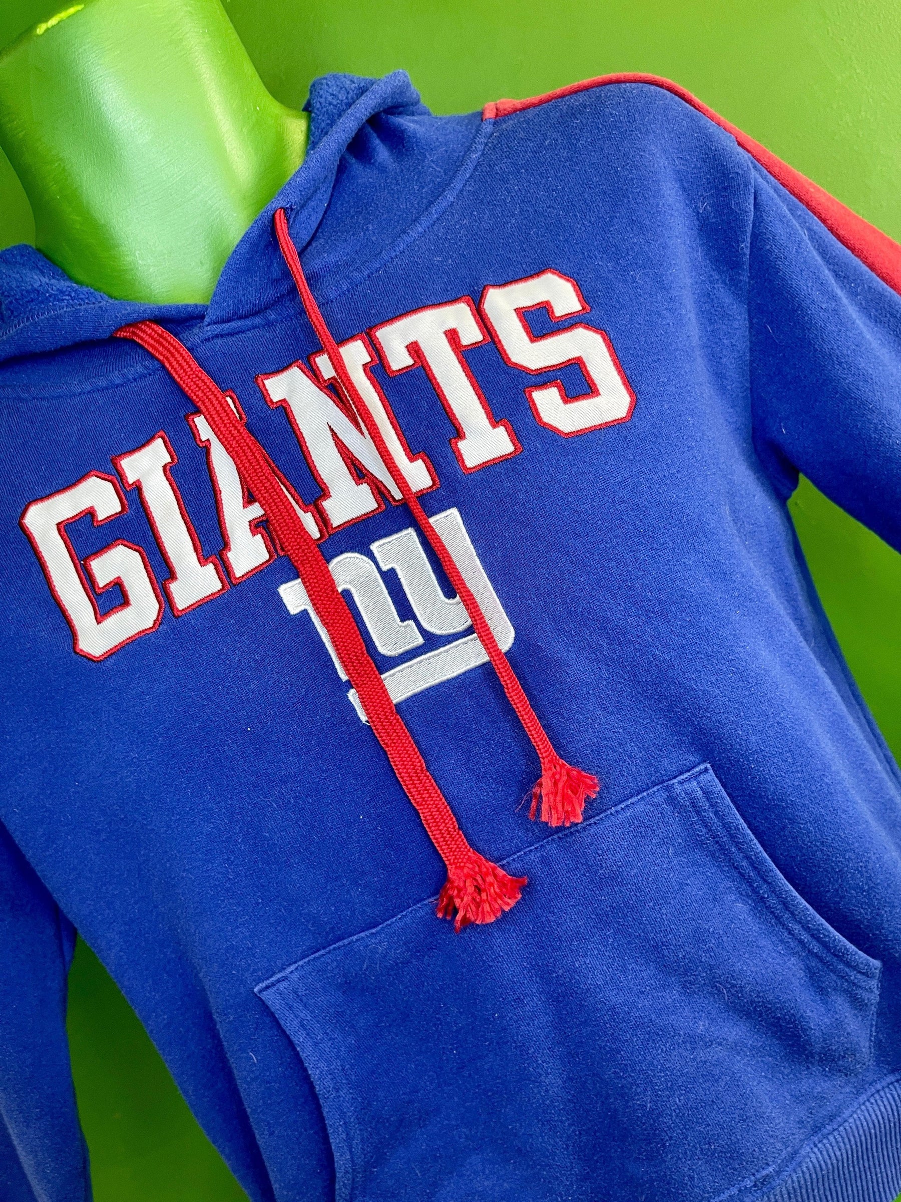 NFL New York Giants Color Blocked Girls' Hoodie Youth Large 14-16