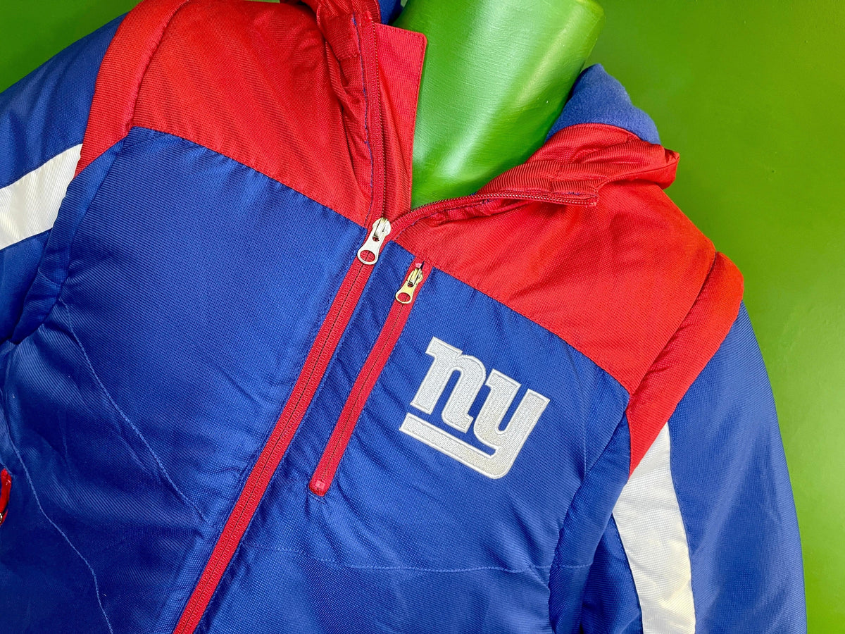 NFL New York Giants 2 in 1 Jacket Coat Vest Youth Medium 10-12