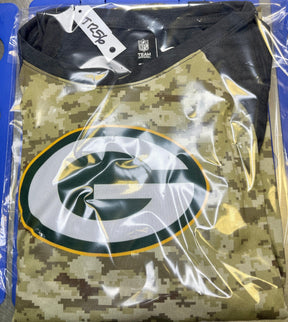 NFL Green Bay Packers Salute to Service 3/4 Sleeve T-Shirt Women's X-Small