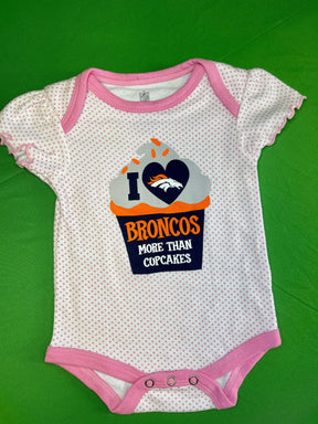 NFL Denver Broncos Polka dot Bodysuit 0-3 months