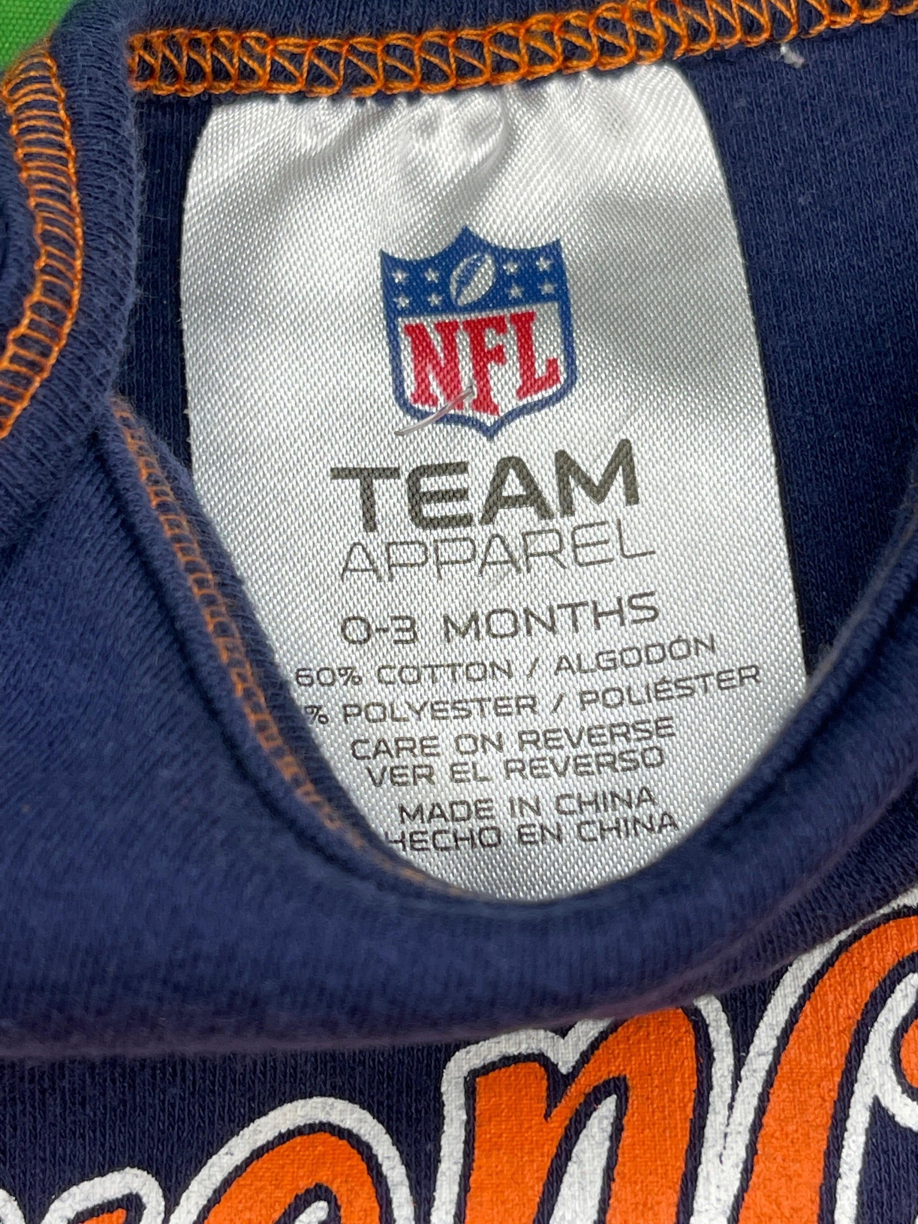 NFL Denver Broncos Dark Blue Bodysuit 0-3 months