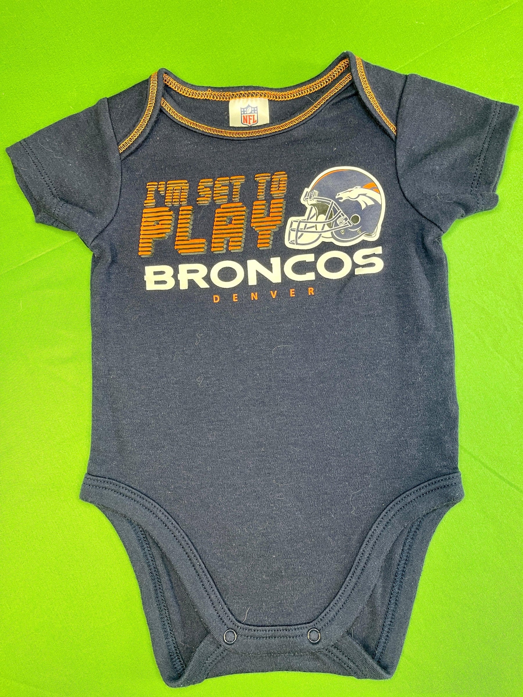 NFL Denver Broncos Dark Blue Bodysuit 0-3 months