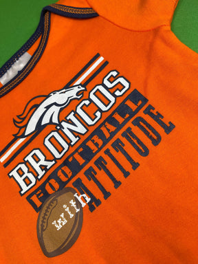 NFL Denver Broncos Orange Bodysuit 0-3 months