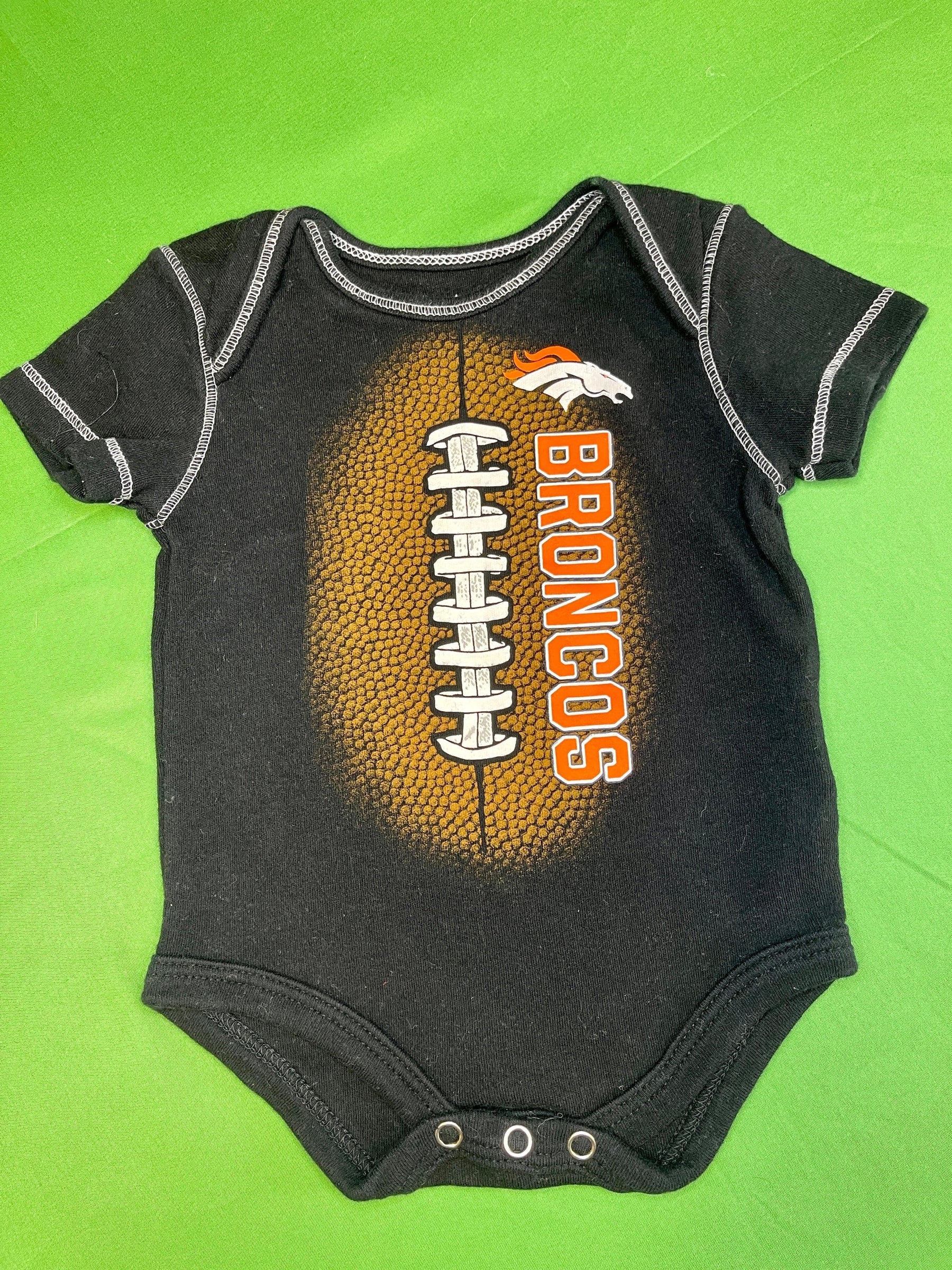 NFL Denver Broncos Black Bodysuit 0-3 months