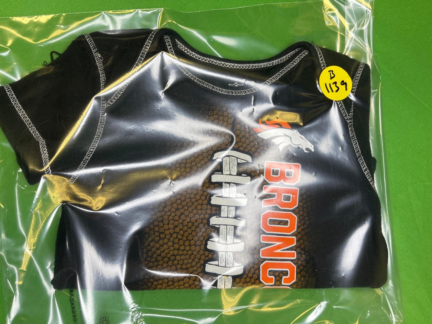 NFL Denver Broncos Black Bodysuit 0-3 months