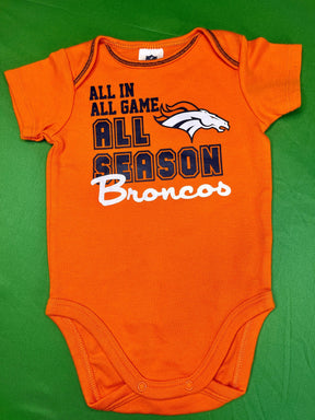 NFL Denver Broncos Orange Bodysuit 0-3 months