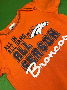 NFL Denver Broncos Orange Bodysuit 0-3 months