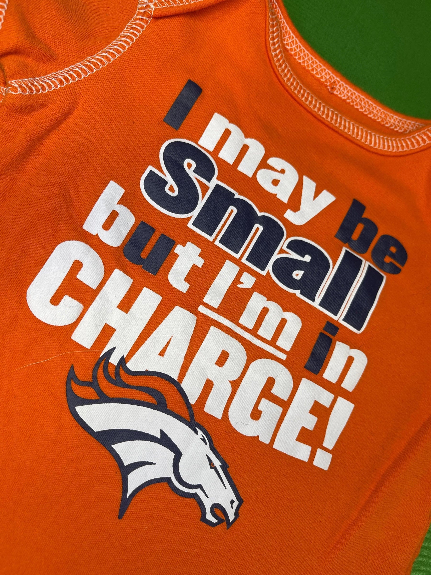 NFL Denver Broncos Orange Bodysuit 0-3 months