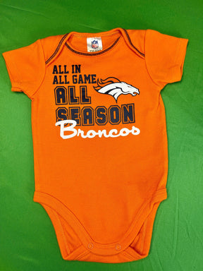 NFL Denver Broncos Orange Bodysuit 0-3 months