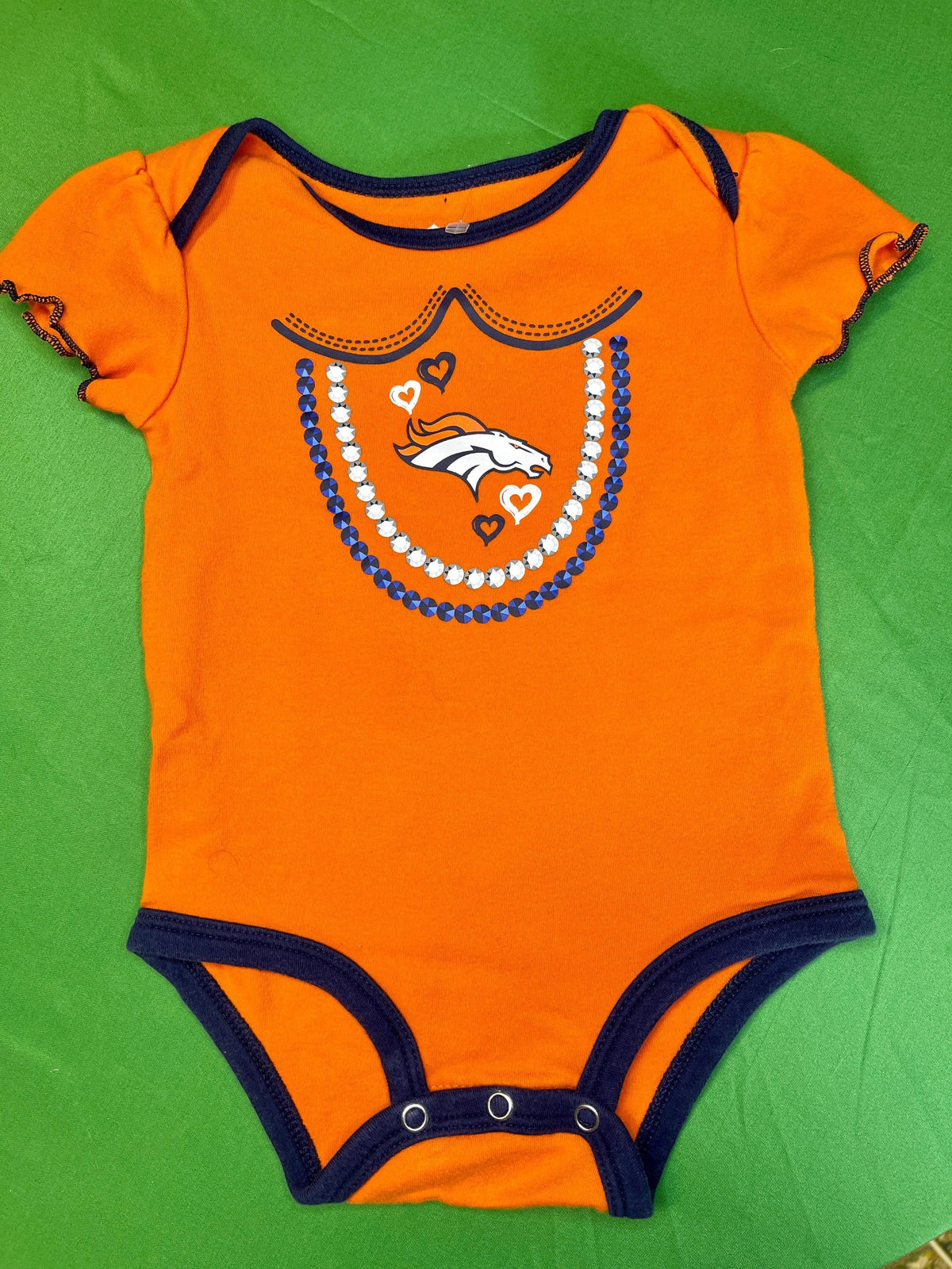 NFL Denver Broncos Orange Bodysuit 6-9 months