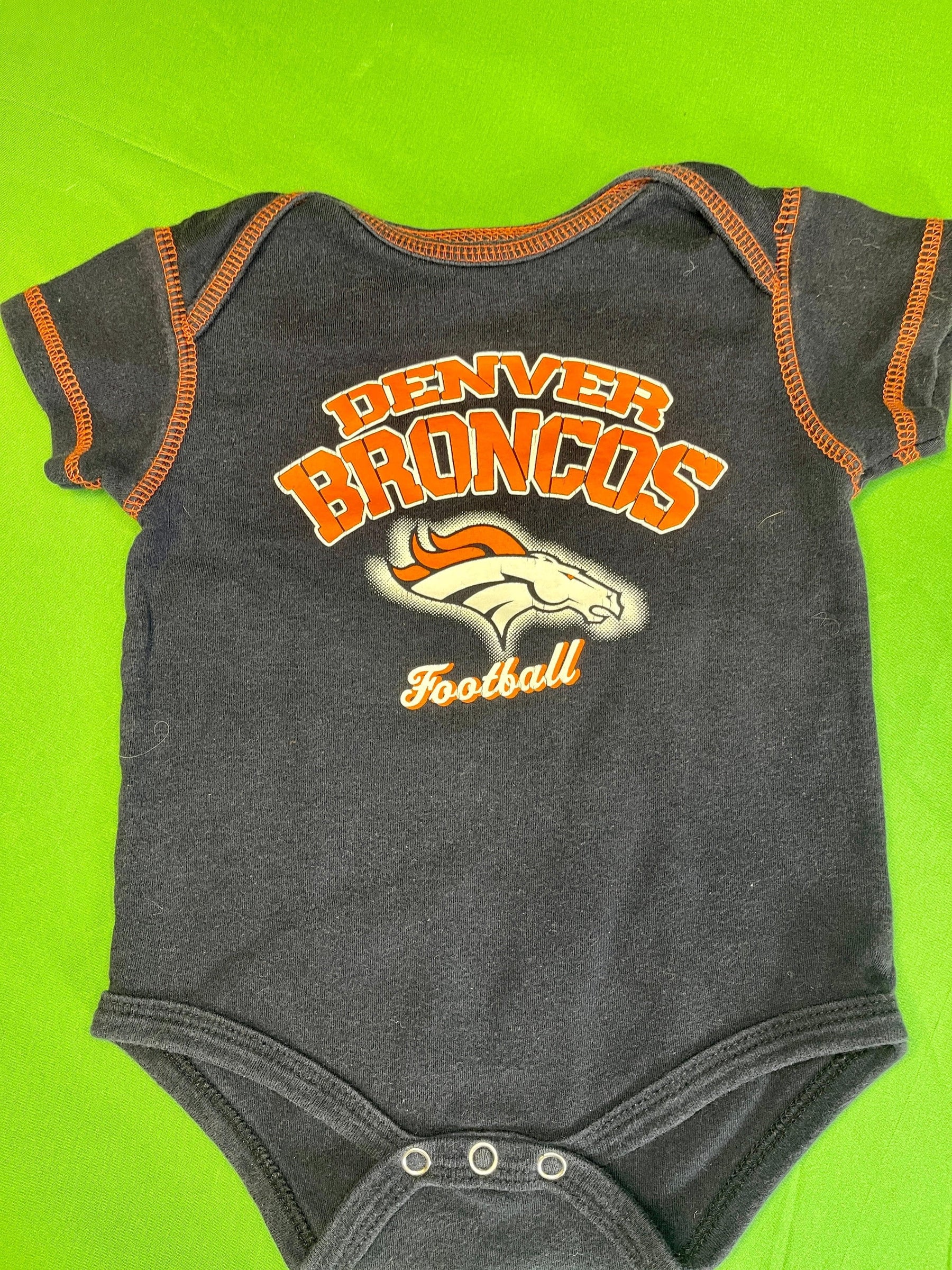 NFL Denver Broncos Dark Blue Bodysuit 6-9 months