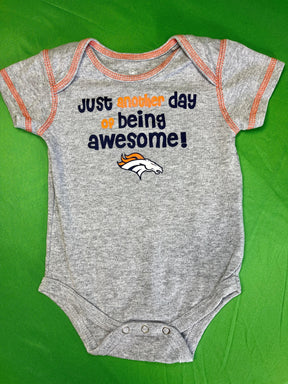 NFL Denver Broncos Grey Bodysuit 6-9 months