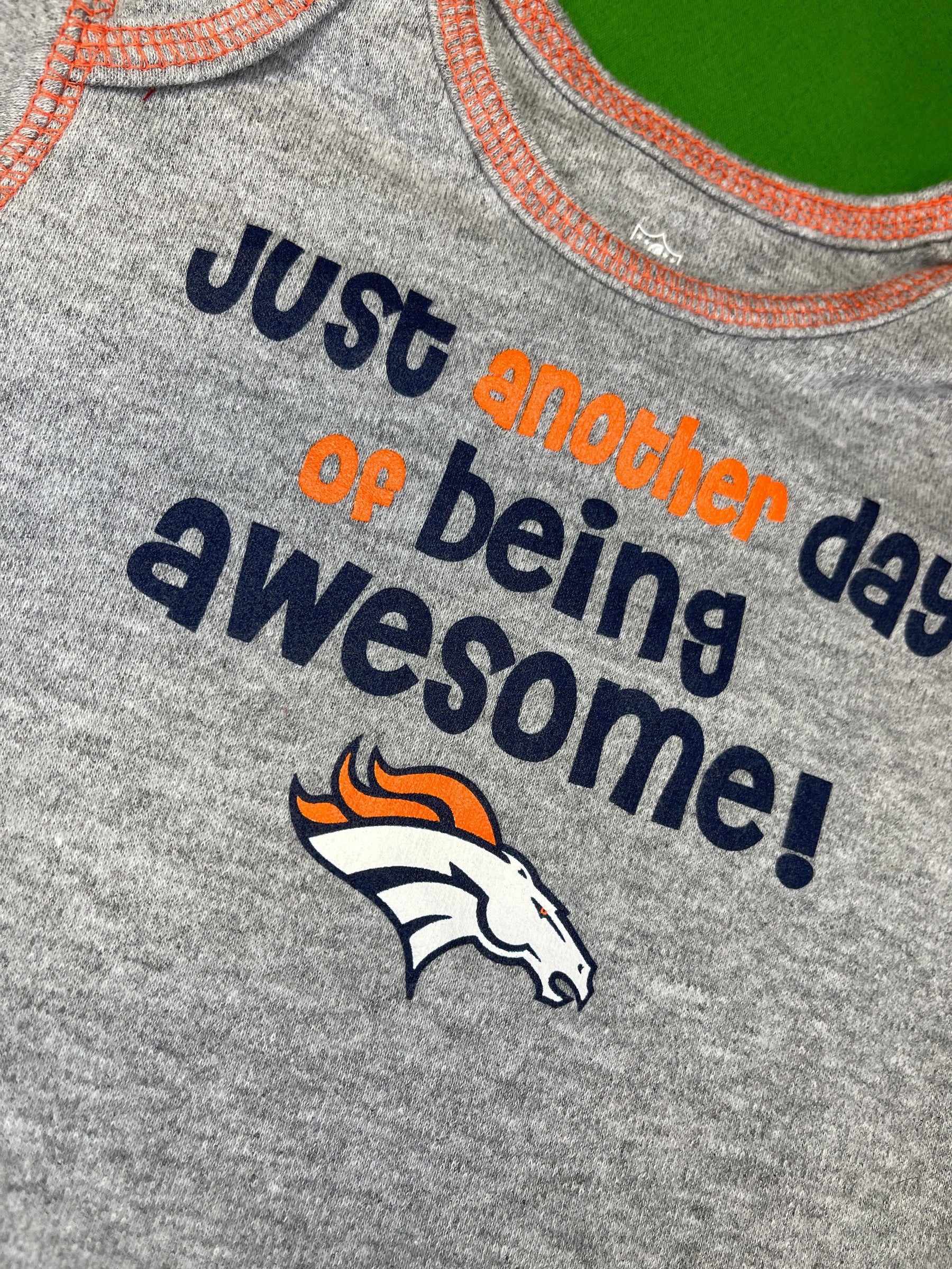 NFL Denver Broncos Grey Bodysuit 6-9 months