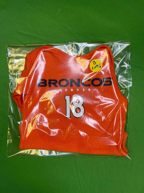 NFL Denver Broncos 'Manning 18' Orange Long Sleeve Bodysuit 0-3 months