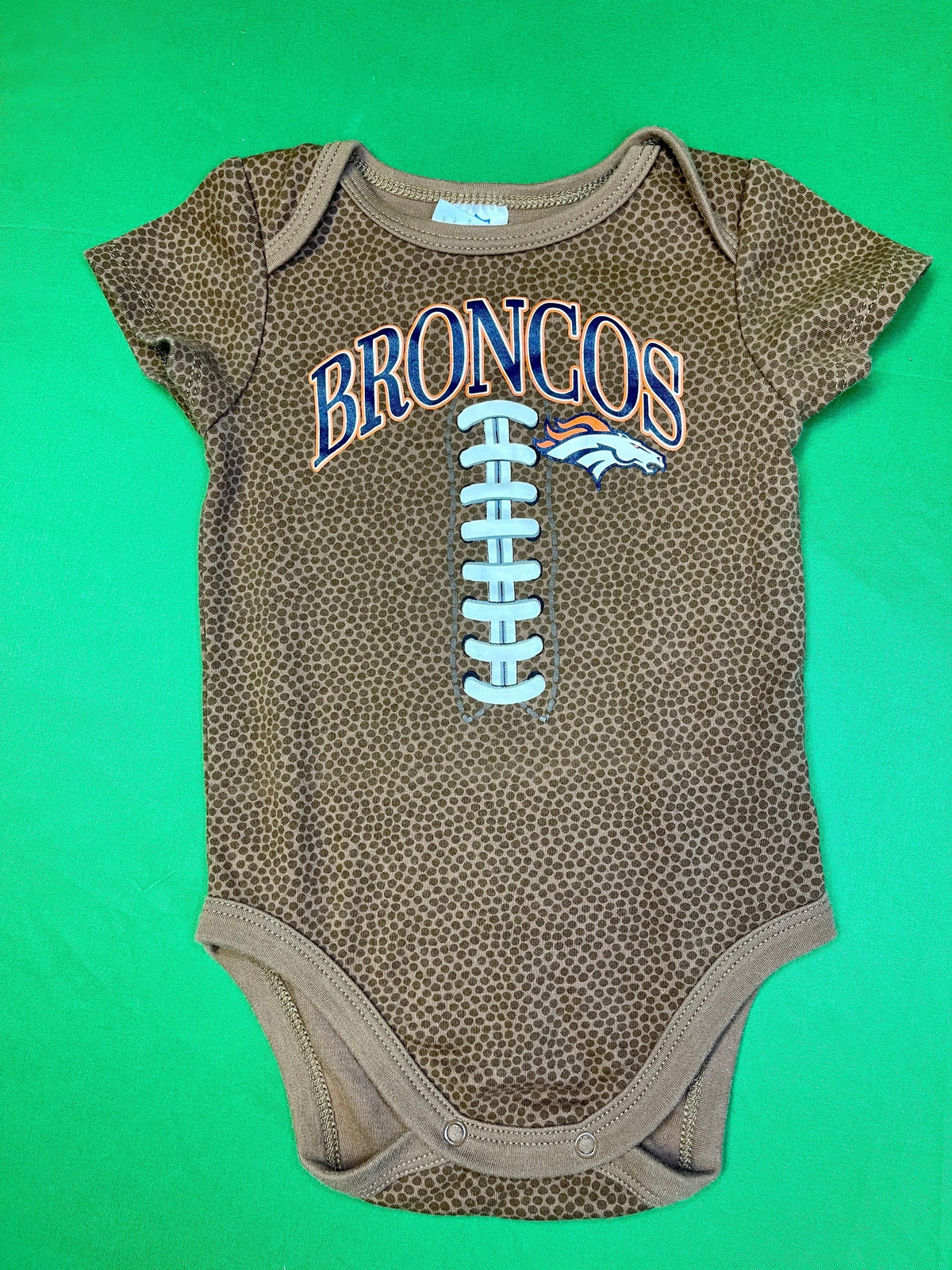 NFL Denver Broncos Football Design Bodysuit 6-12 months