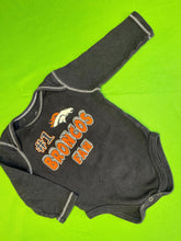 NFL Denver Broncos Blue Long Sleeve Bodysuit 6-9 months