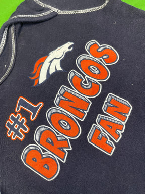 NFL Denver Broncos Blue Long Sleeve Bodysuit 6-9 months