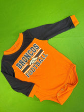 NFL Denver Broncos Orange Long Sleeve Bodysuit 6-9 months