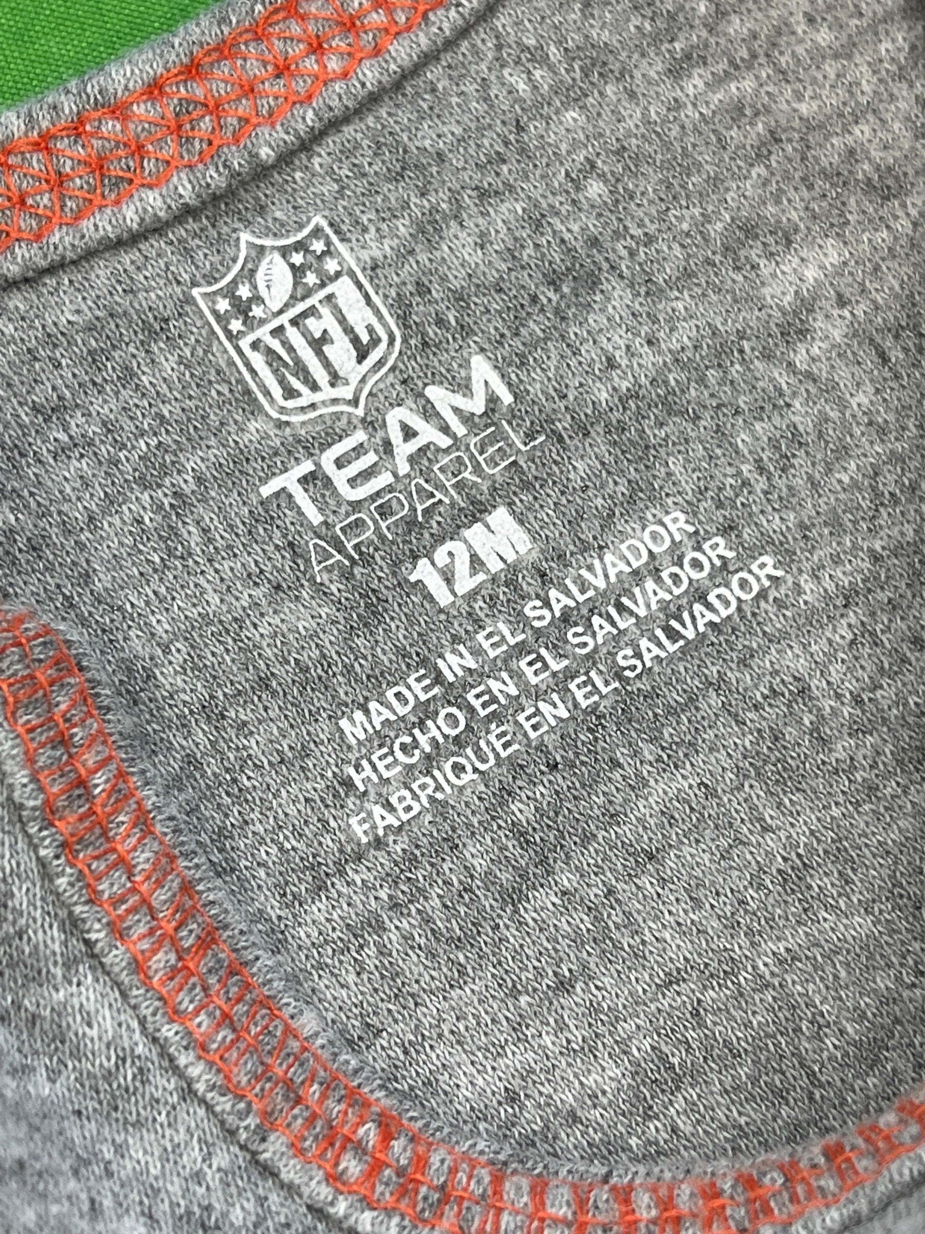 NFL Denver Broncos Grey Bodysuit 12 months