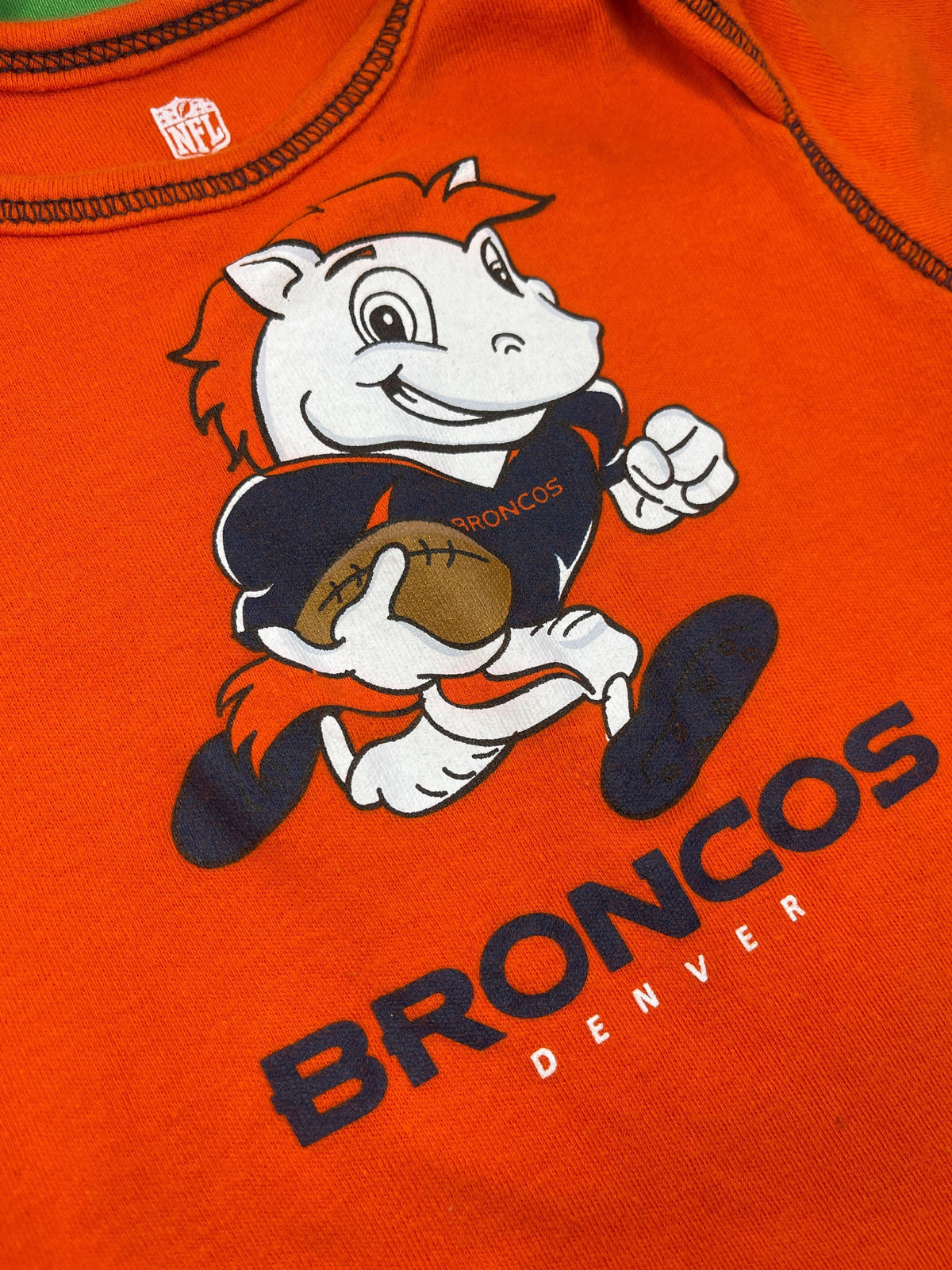 NFL Denver Broncos Bodysuit Orange 12 months