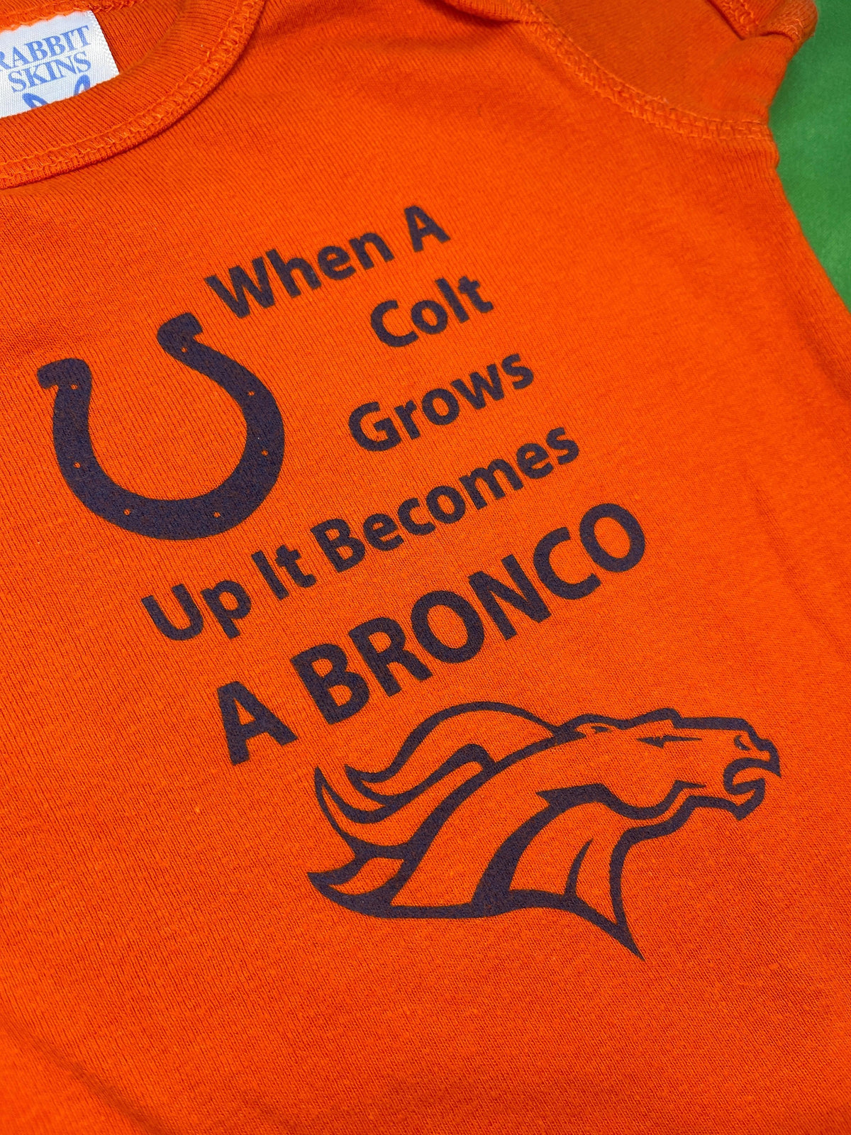 NFL Denver Broncos "When a Colt Grows Up" Bodysuit 6 months