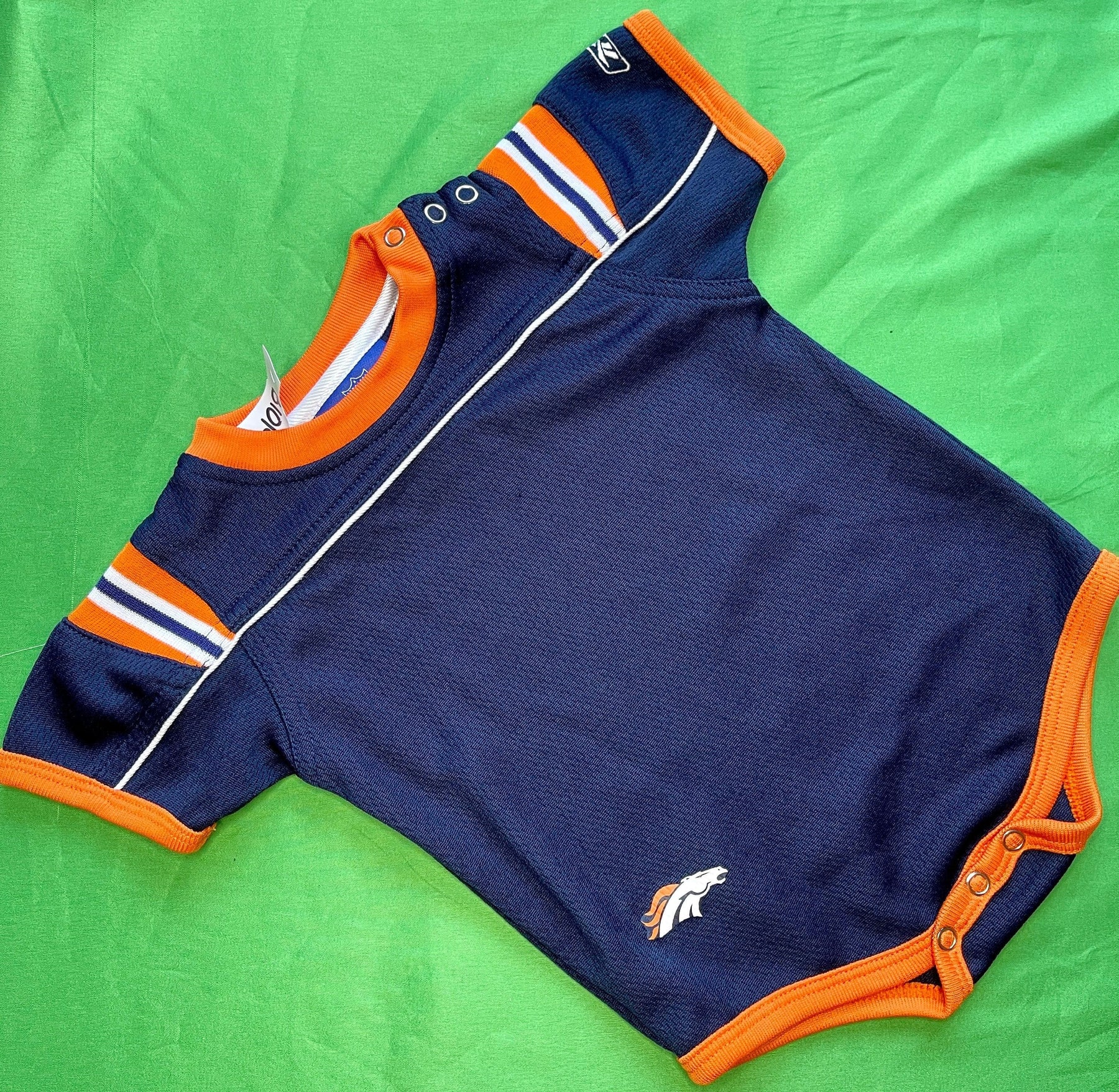 NFL Denver Broncos Reebok Vintage Thick Textured Bodysuit Toddler 12 Months