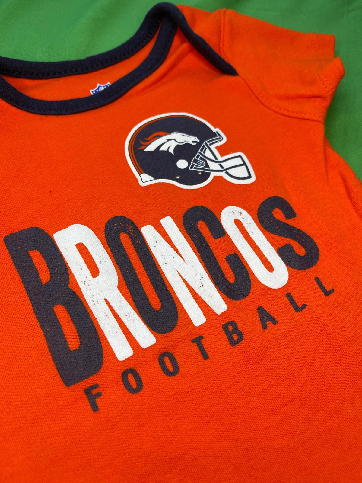 NFL Denver Broncos Orange Bodysuit 3-6 months