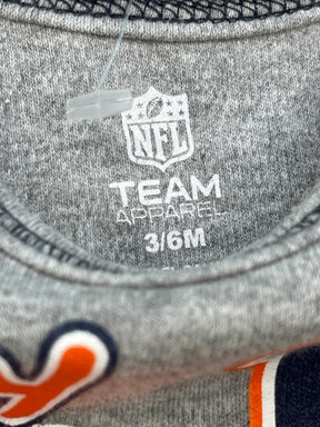NFL Denver Broncos Grey Bodysuit 3-6 months