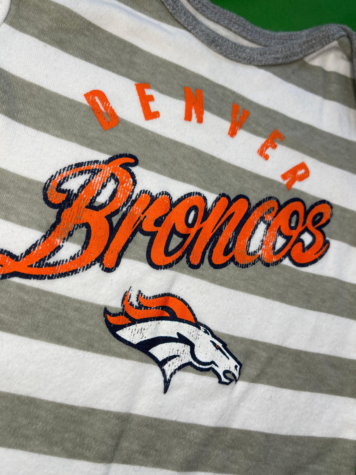 NFL Denver Broncos Striped Bodysuit 3-6 months
