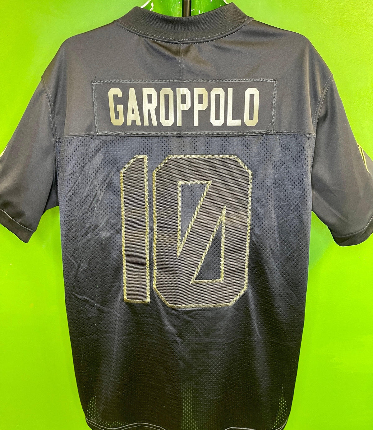 NFL San Francisco 49ers Jimmy Garoppolo #10 Salute to Service Jersey Men's X-Large NWT