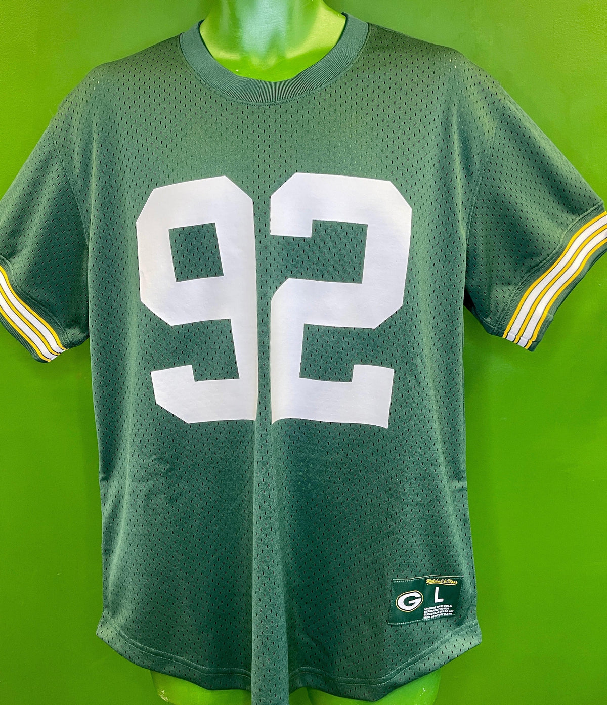 NFL Green Bay Packers Reggie White #92 Mitchell & Ness Jersey Men's Large NWT