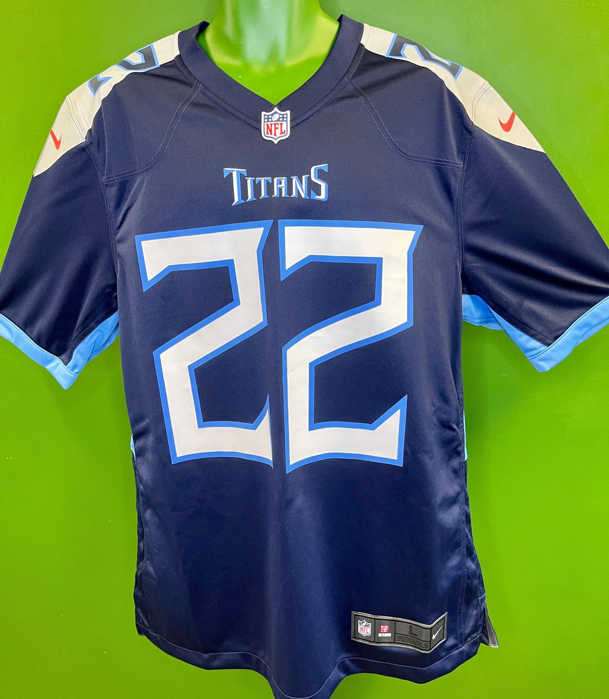 NFL Tennessee Titans Derrick Henry #22 Game Jersey Men's Large NWT