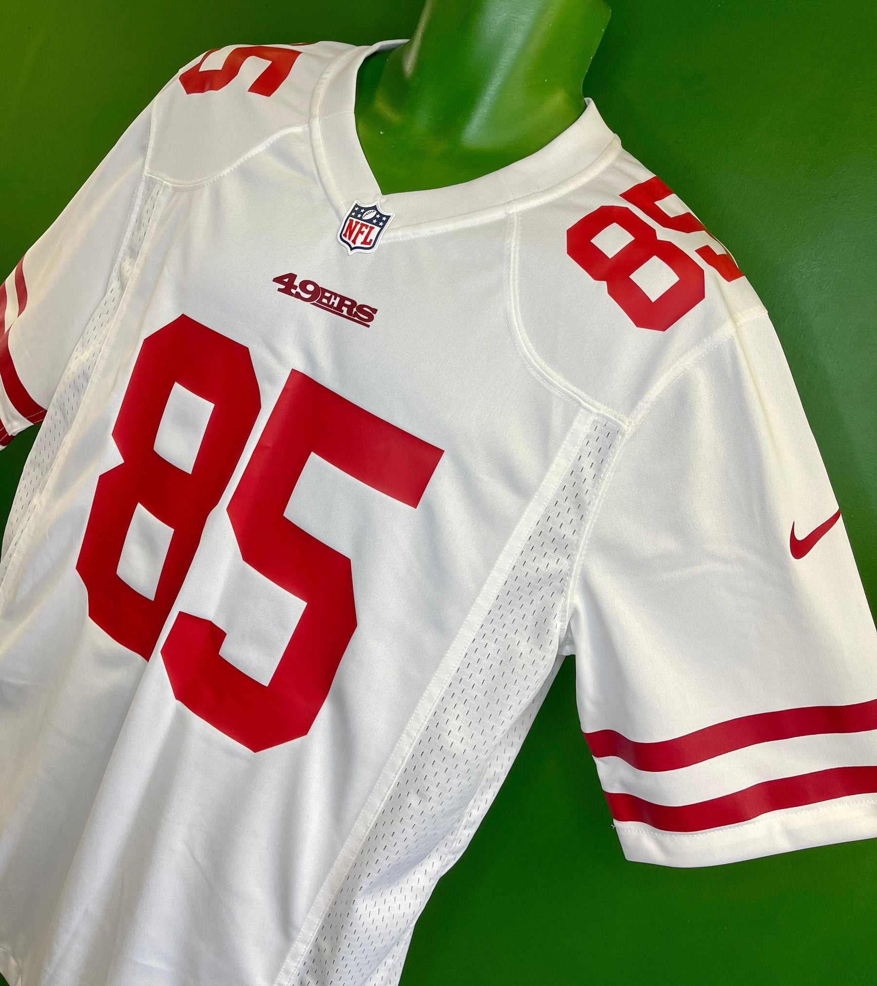 NFL San Francisco 49ers (George Kittle) Men's Game Football Jersey.