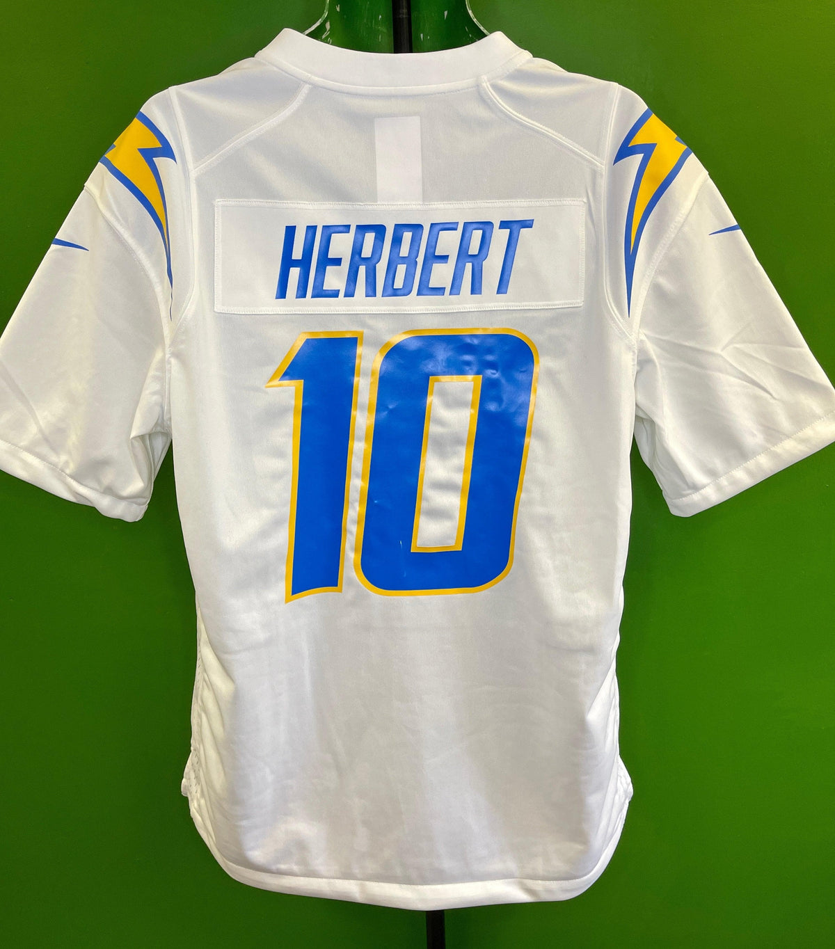 NFL Los Angeles Chargers Justin Herbert #10 Game Jersey Men's Medium NWT