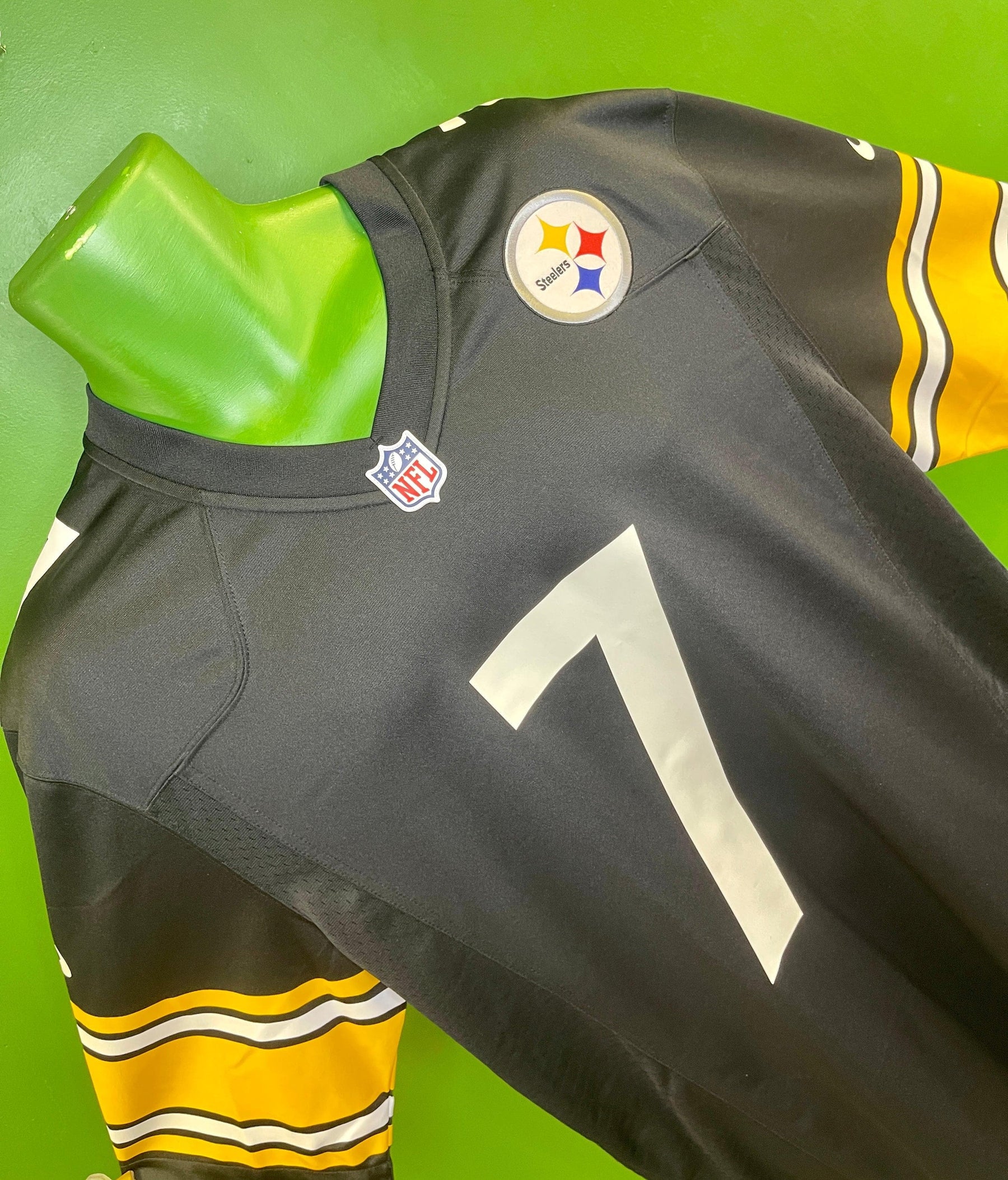 NFL Pittsburgh Steelers Ben Roethisberger #7 Game Jersey Men's Large NWT
