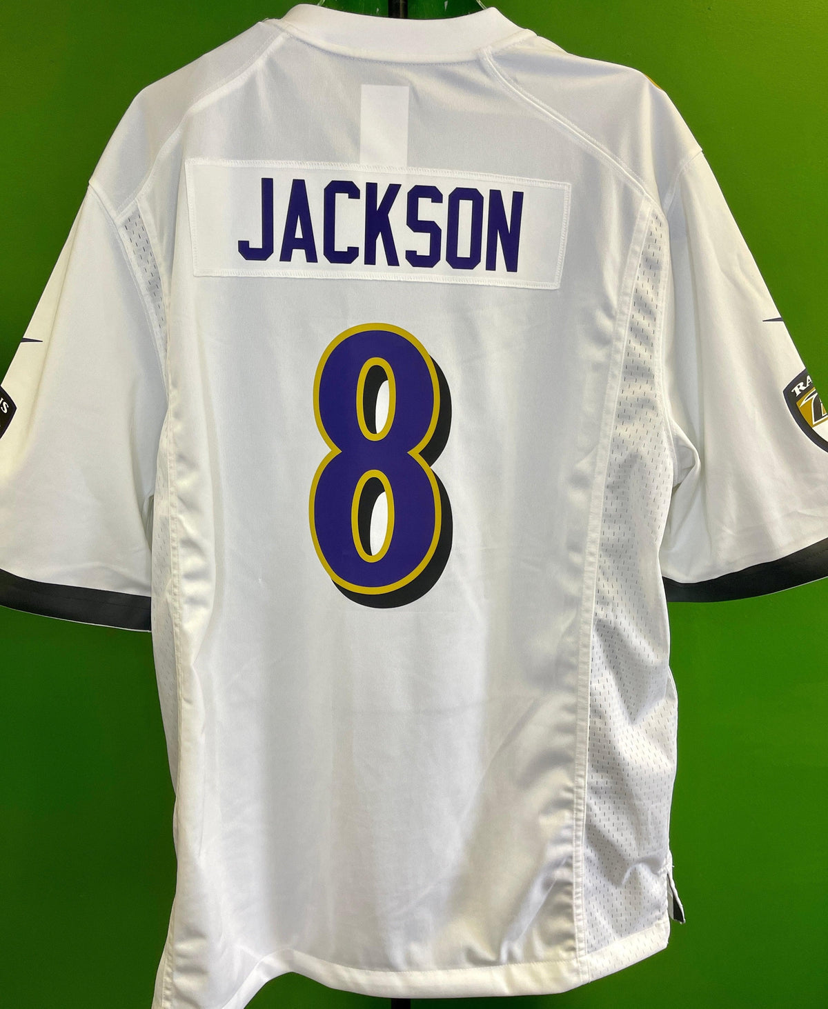 NFL Baltimore Ravens Lamar Jackson #8 Game Jersey Men's X-Large NWT