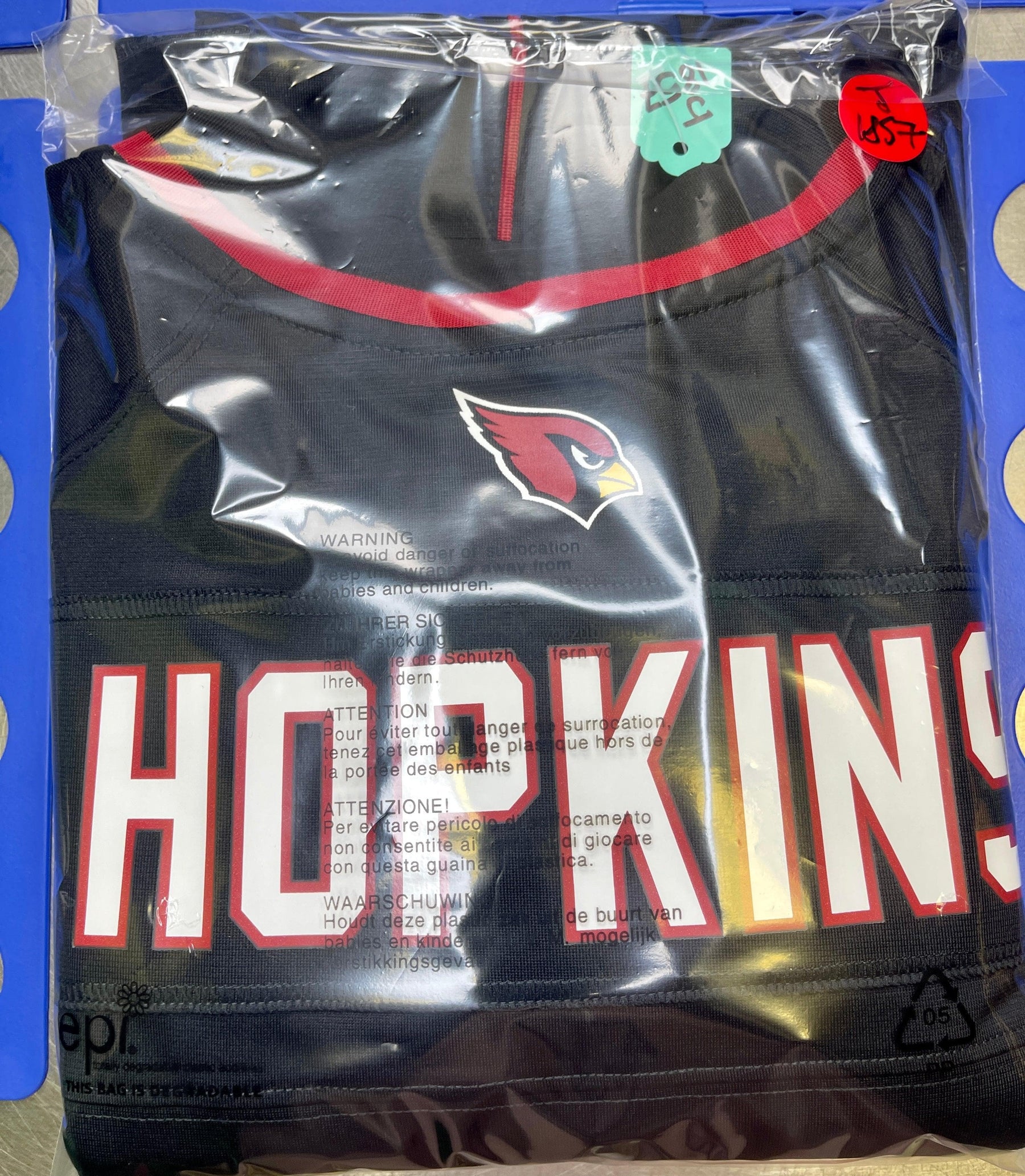 NFL Arizona Cardinals D'Andre Hopkins #10 Game Jersey Men's 2X-Large NWT