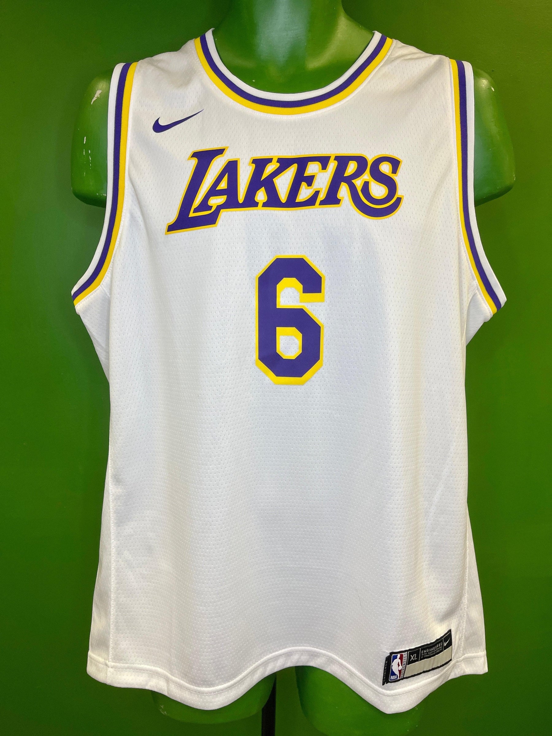 NBA Los Angeles Lakers LeBron James #23 Swingman City Ed Jersey Youth XL  18-20 NWT