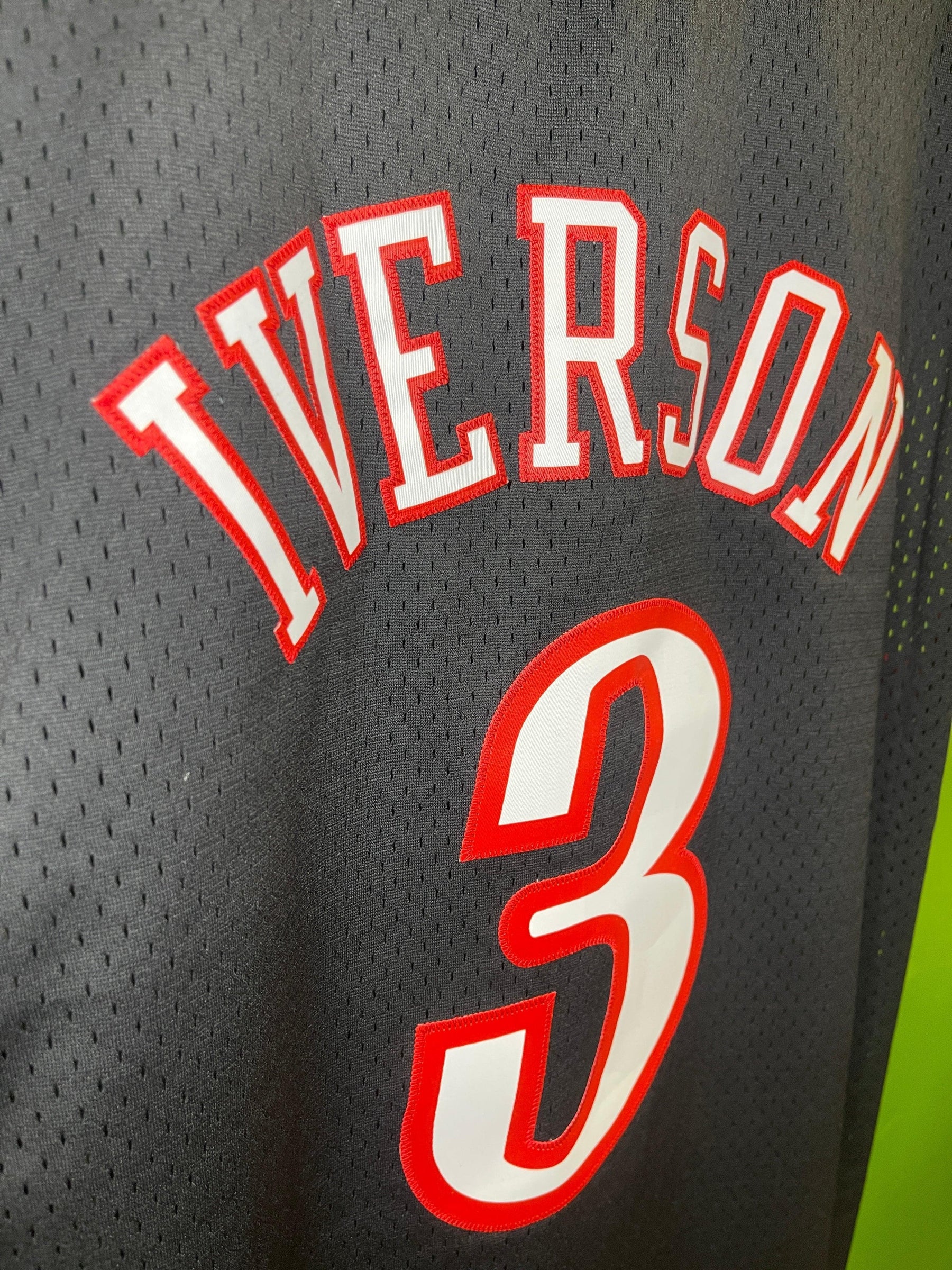 NBA Philadelphia 76ers Allen Iverson #3 Adidas Hardwood Classics Retro Stitched Jersey Men's Medium NWT