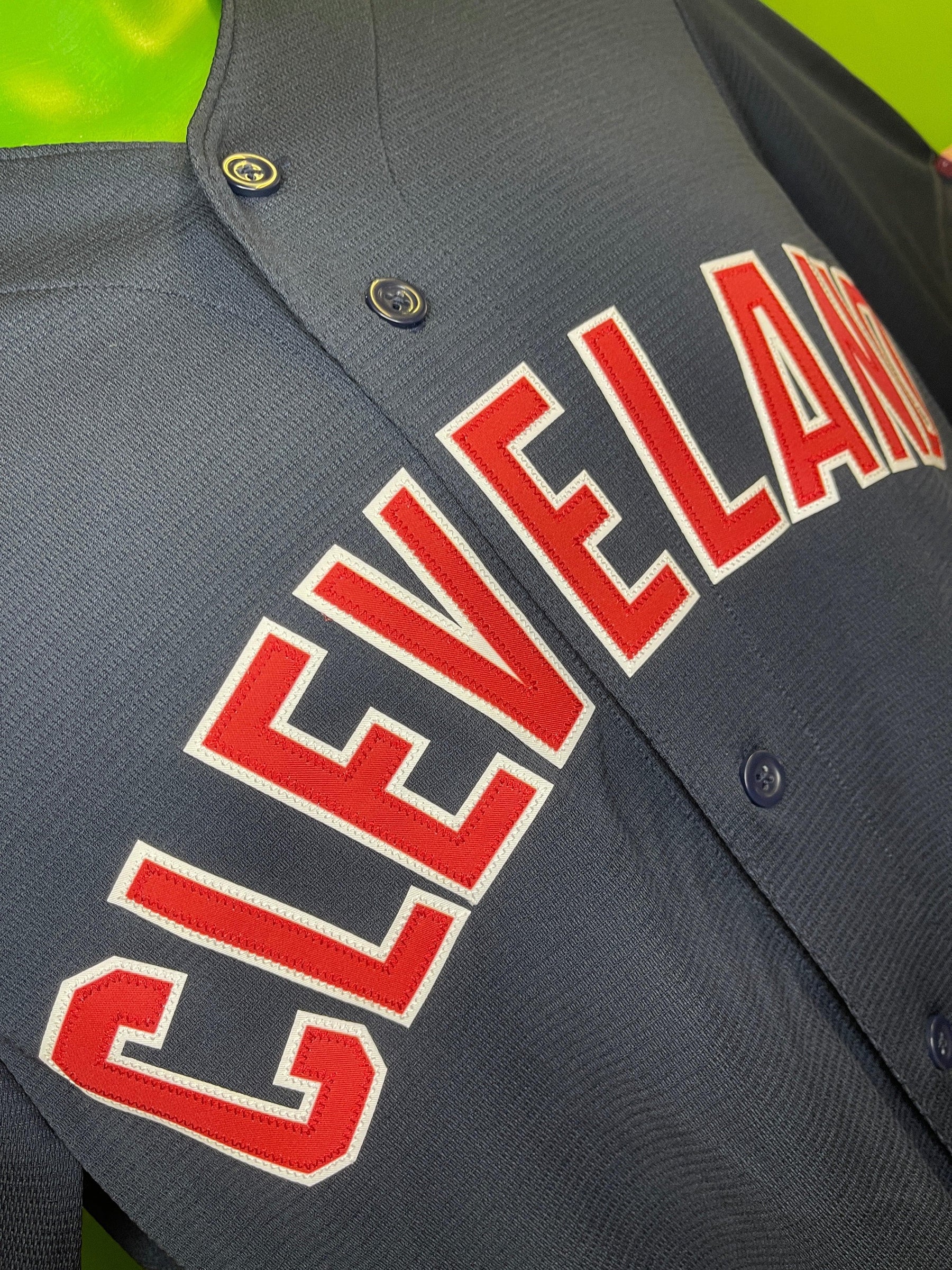 MLB Cleveland Guardians Jersey Blue Men's Small NWT